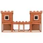Casa grande de animales jaula conejera doble jaula de madera de vidaXL, Jaulas y habitáculos para animales pequeños - Ref: Fo...