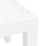 Mesa de jardín PP blanco 59x47x40 cm en Mesas de jardín | Comprar online en Foru.es