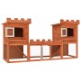 Casa grande de animales jaula conejera doble jaula de madera de vidaXL, Jaulas y habitáculos para animales pequeños - Ref: Fo...