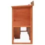 Casa grande de animales jaula conejera doble jaula de madera de vidaXL, Jaulas y habitáculos para animales pequeños - Ref: Fo...