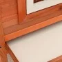 Casa grande de animales jaula conejera doble jaula de madera de vidaXL, Jaulas y habitáculos para animales pequeños - Ref: Fo...