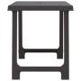 Mesa de camping aspecto de madera PP gris antracita 79x56x64 cm en Mesas de jardín | Comprar online en Foru.es