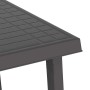 Mesa de camping aspecto de madera PP gris antracita 79x56x64 cm en Mesas de jardín | Comprar online en Foru.es