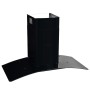 Campana extractora pared 90 cm acero inoxidable 756 m³/h negro de vidaXL, Extractores - Ref: Foro24-50706, Precio: 203,34 €, ...