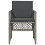 Sillones de jardín con cojines 4 uds ratán sintético gris en Sillas de jardín | Comprar online en Foru.es