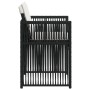Sillas de jardín con cojines 4 unidades ratán sintético negro en Sillas de jardín | Comprar online en Foru.es