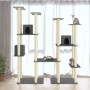Rascador para gatos con postes de sisal gris oscuro 174 cm de vidaXL, Mobiliario para gatos - Ref: Foro24-171535, Precio: 148...