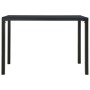 Set de comedor de jardín 3 pzas acero y WPC negro de vidaXL, Conjuntos de jardín - Ref: Foro24-317139, Precio: 214,36 €, Desc...