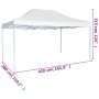 Carpa plegable profesional acero blanco 3x4 m de vidaXL, Carpas y cenadores - Ref: Foro24-48898, Precio: 127,57 €, Descuento: %