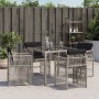Sillones de jardín con cojines 4 uds ratán sintético gris claro en Sillas de jardín | Comprar online en Foru.es