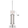 Embutidora manual de acero inoxidable plateado 7 L de vidaXL, Electrodomésticos de cocina - Ref: Foro24-50963, Precio: 262,95...
