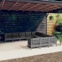 Muebles de jardín 11 pzas y cojines gris madera de pino de vidaXL, Conjuntos de jardín - Ref: Foro24-3097021, Precio: 984,60 ...