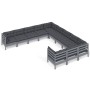Muebles de jardín 11 pzas y cojines gris madera de pino de vidaXL, Conjuntos de jardín - Ref: Foro24-3097021, Precio: 955,52 ...