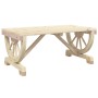 Mesa de centro de jardín madera maciza abeto 90x50x40 cm en Mesas de jardín | Comprar online en Foru.es