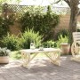 Mesa de centro de jardín madera maciza abeto 90x50x40 cm en Mesas de jardín | Comprar online en Foru.es