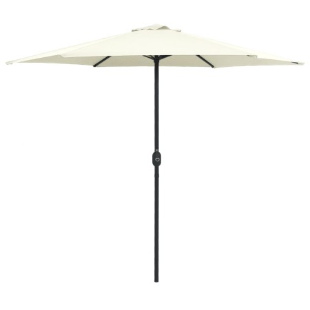 Sombrilla de jardín y palo de aluminio blanco arena 270x246 cm de vidaXL, Sombrillas - Ref: Foro24-47345, Precio: 58,48 €, De...