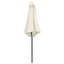 Sombrilla de jardín y palo de aluminio blanco arena 270x246 cm de vidaXL, Sombrillas - Ref: Foro24-47345, Precio: 58,48 €, De...