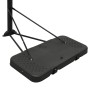 Canasta de baloncesto polietileno negro 258-363 cm de vidaXL, Canastas de baloncesto - Ref: Foro24-93649, Precio: 160,43 €, D...
