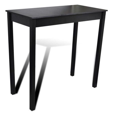 Mesa alta negra de MDF 115x55x107 cm de vidaXL, Mesas de cocina y de comedor - Ref: Foro24-240378, Precio: 124,35 €, Descuent...