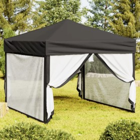 Carpa para fiestas plegable con paredes gris antracita 3x3 m de vidaXL, Carpas y cenadores - Ref: Foro24-93530, Precio: 120,7...