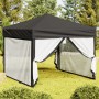 Carpa para fiestas plegable con paredes gris antracita 3x3 m de vidaXL, Carpas y cenadores - Ref: Foro24-93530, Precio: 120,7...