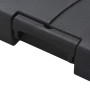 Sombrilla de jardín con base portátil gris topo de vidaXL, Sombrillas - Ref: Foro24-276324, Precio: 324,79 €, Descuento: %