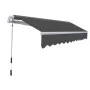 Toldo plegable de operación manual 300 cm antracita de vidaXL, Toldos - Ref: Foro24-275561, Precio: 213,63 €, Descuento: %