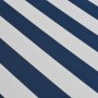 Toldo plegable de operación manual 400 cm azul y blanco de vidaXL, Toldos - Ref: Foro24-275570, Precio: 455,30 €, Descuento: %