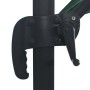 Sombrilla voladiza luces LED y poste aluminio verde 400x300 cm de vidaXL, Sombrillas - Ref: Foro24-47005, Precio: 296,96 €, D...