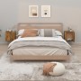 Mesitas de noche de pared 2 uds color roble ahumado 50x30x47 cm de vidaXL, Mesitas de noche - Ref: Foro24-816875, Precio: 43,...