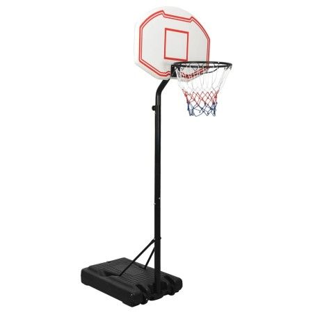 Canasta de baloncesto polietileno blanco 237-307 cm de vidaXL, Canastas de baloncesto - Ref: Foro24-93652, Precio: 150,78 €, ...