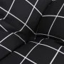 Cojines para silla 6 uds tela a cuadros negro 40x40x7 cm de vidaXL, Cojines para sillas y sofás - Ref: Foro24-361491, Precio:...