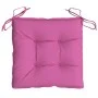 Cojines para silla 6 unidades tela rosa 40x40x7 cm de vidaXL, Cojines para sillas y sofás - Ref: Foro24-361503, Precio: 54,95...