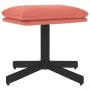 Reposapiés de terciopelo rosa 60x60x36 cm de vidaXL, Otomanas - Ref: Foro24-341630, Precio: 38,47 €, Descuento: %
