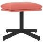 Reposapiés de terciopelo rosa 60x60x36 cm de vidaXL, Otomanas - Ref: Foro24-341630, Precio: 31,58 €, Descuento: %
