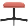 Reposapiés de terciopelo rosa 60x60x36 cm de vidaXL, Otomanas - Ref: Foro24-341630, Precio: 38,47 €, Descuento: %
