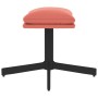 Reposapiés de terciopelo rosa 60x60x36 cm de vidaXL, Otomanas - Ref: Foro24-341630, Precio: 31,58 €, Descuento: %
