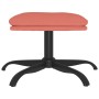 Reposapiés de terciopelo rosa 60x60x36 cm de vidaXL, Otomanas - Ref: Foro24-341582, Precio: 36,20 €, Descuento: %