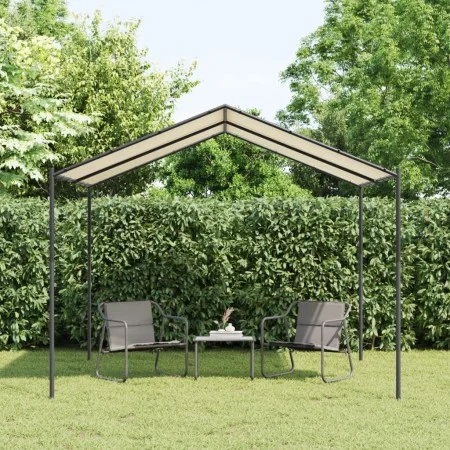 Carpa acero y tela beige 3x3 m de vidaXL, Carpas y cenadores - Ref: Foro24-362451, Precio: 182,36 €, Descuento: %