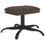 Reposapiés tela de microfibra gris oscuro 60x60x36 cm de vidaXL, Otomanas - Ref: Foro24-341623, Precio: 39,86 €, Descuento: %