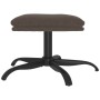Reposapiés tela de microfibra gris oscuro 60x60x36 cm de vidaXL, Otomanas - Ref: Foro24-341623, Precio: 32,71 €, Descuento: %