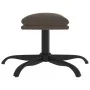Reposapiés tela de microfibra gris oscuro 60x60x36 cm de vidaXL, Otomanas - Ref: Foro24-341623, Precio: 39,86 €, Descuento: %