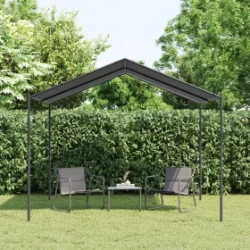 Carpa acero y tela gris antracita 3x3 m de vidaXL, Carpas y cenadores - Ref: Foro24-362450, Precio: 182,36 €, Descuento: %