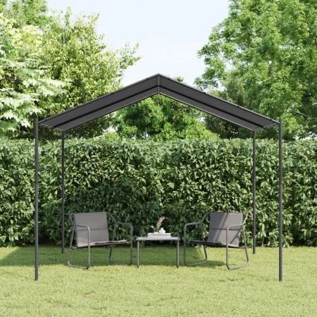 Carpa acero y tela gris antracita 3x3 m de vidaXL, Carpas y cenadores - Ref: Foro24-362450, Precio: 182,36 €, Descuento: %