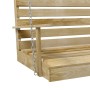 Banco columpio madera de pino impregnada 155x65x60 cm de vidaXL, Balancines de jardín - Ref: Foro24-316065, Precio: 165,61 €,...
