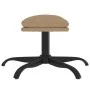 Reposapiés de cuero sintético color capuchino 60x60x36 cm de vidaXL, Otomanas - Ref: Foro24-341595, Precio: 36,86 €, Descuent...