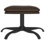 Reposapiés de cuero sintético marrón 60x60x36 cm de vidaXL, Otomanas - Ref: Foro24-341591, Precio: 36,86 €, Descuento: %