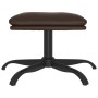 Reposapiés de cuero sintético marrón 60x60x36 cm de vidaXL, Otomanas - Ref: Foro24-341591, Precio: 37,38 €, Descuento: %