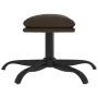 Reposapiés de cuero sintético marrón 60x60x36 cm de vidaXL, Otomanas - Ref: Foro24-341591, Precio: 36,86 €, Descuento: %