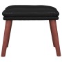 Reposapiés cuero sintético negro 45x29,5x35 cm de vidaXL, Otomanas - Ref: Foro24-341490, Precio: 36,57 €, Descuento: %